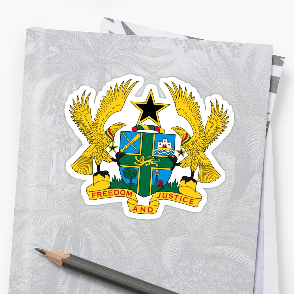 ghana-coat-of-arms-sticker-by-tonbbo-redbubble