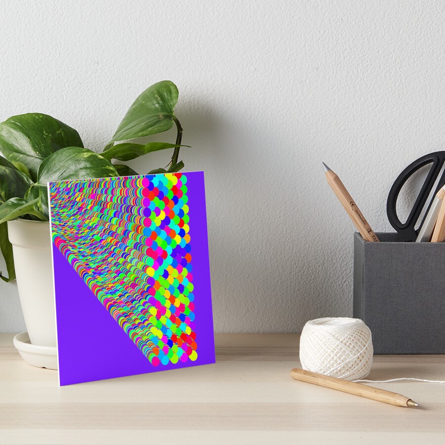 Random colors Art Board Print