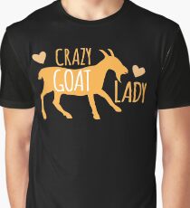 Crazy GOAT lady Graphic T-Shirt