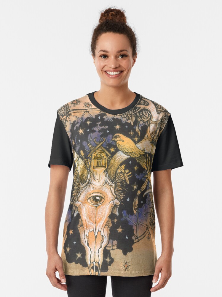 Alternate view of Parallel Universe Graphic T-Shirt