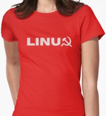 Communist Linux Tee Women's Fitted T-Shirt