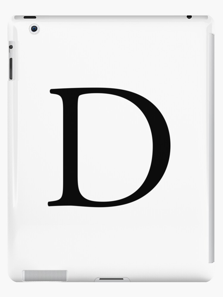 the letter d in bubble letters letter