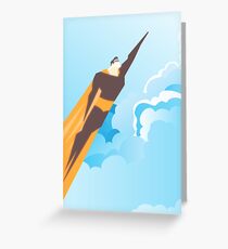 Generic Superhero Greeting Card