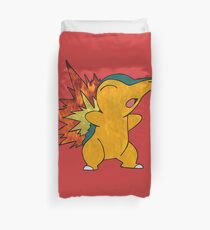 Fire Cyndaquil Duvet Cover