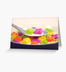 A Balanced Brickfast Greeting Card