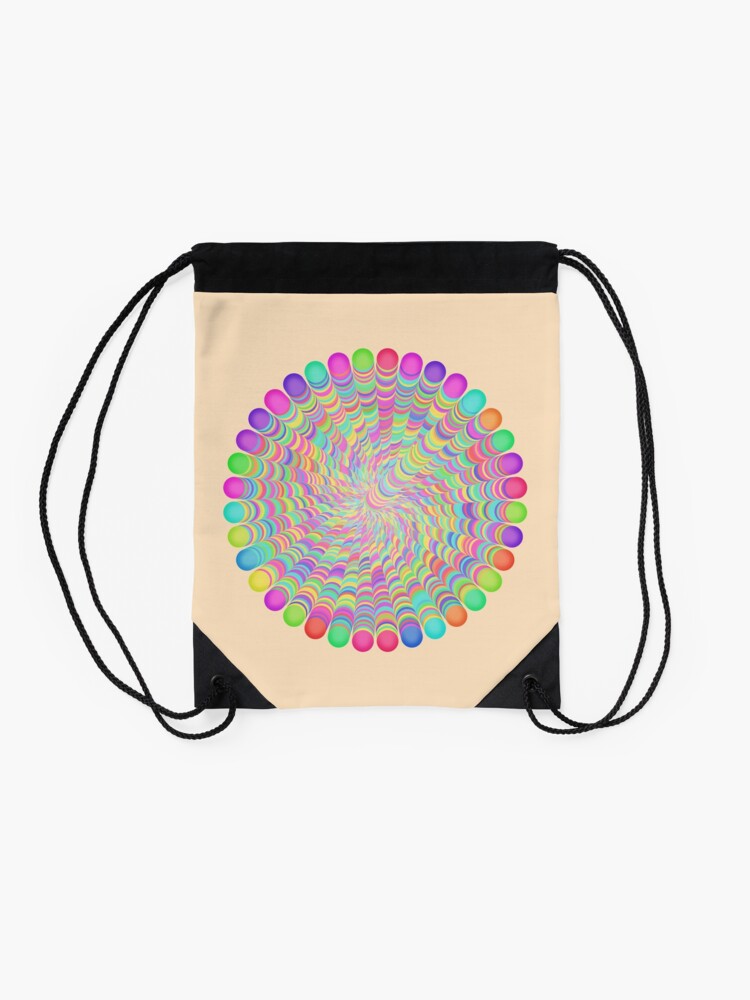 Alternate view of Random Color Generation Drawstring Bag