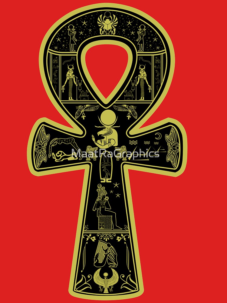 "Beautiful Ankh " T-shirt by MaatRaGraphics | Redbubble