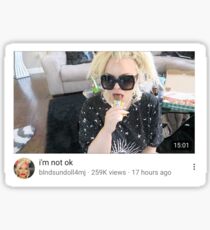 Pegatina no estoy bien - trisha paytas