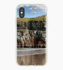 seat at the top of the cliffs in Ballybunion iPhone-Hülle & Cover