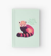"Sie müssen nicht perfekt sein, um liebenswert zu sein" Roter Panda Notizbuch