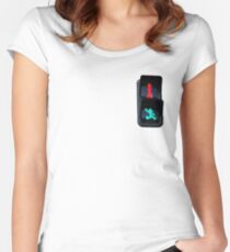 stop, go, astroboy Women's Fitted Scoop T-Shirt