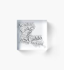 Louisiana Acrylic Block