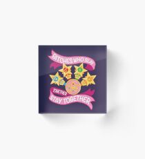 Slay Together, Stay Together - Sailor Scouts Acrylic Block