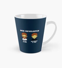 Web Developer With Job WithOut Job Tall Mug