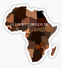 Flexin My Complexion Sticker