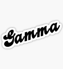 Gamma Sticker