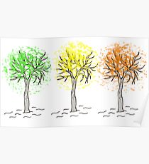 tree graphic Poster