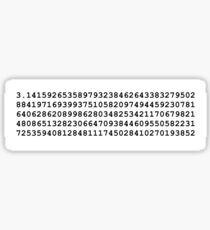 Pi π Sticker