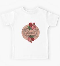 Vintage Rose Music Kids Tee