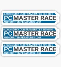 PCMR Blue Sticker Triple Pack Sticker
