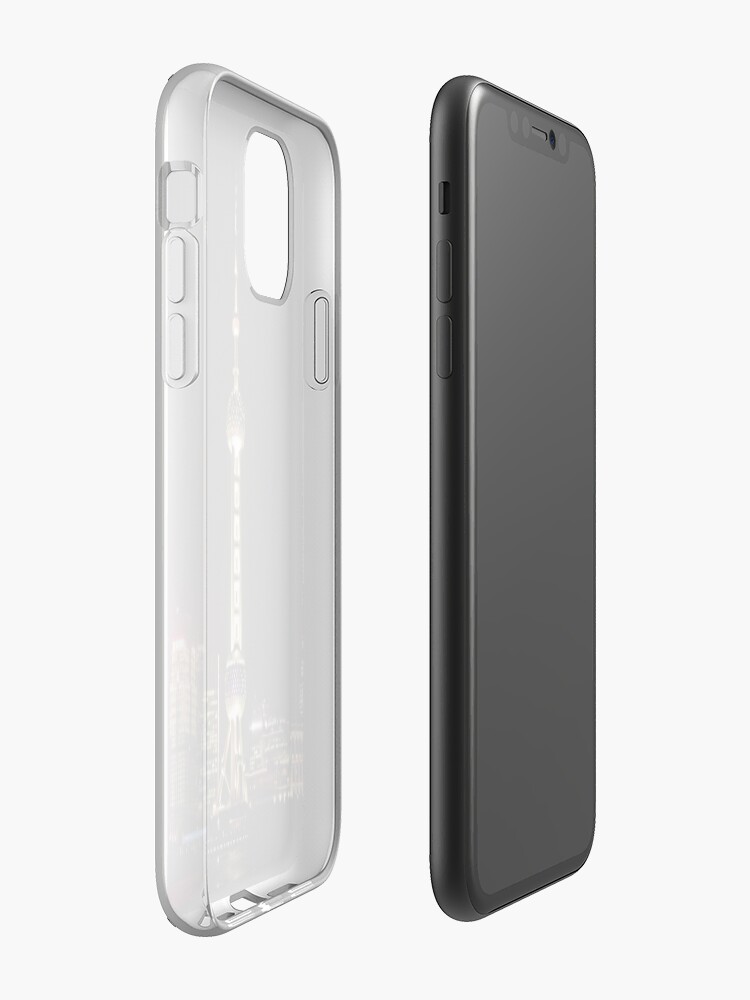 Alternate view of Oriental Pearl TV Tower. iPhone Case & Cover