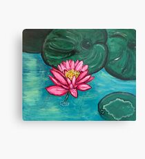 Pretty Water Lily Metal Print