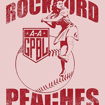 Vintage Baseball Inspired Rockford Peaches Patch Set 