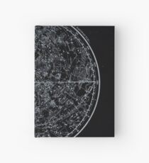 Constellations of the Northern Hemisphere | Pale Blue On Black Hardcover Journal