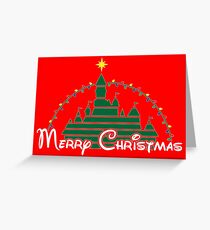 Magisches Weihnachten Grußkarte
