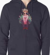 Bakugou in Pink Zipped Hoodie