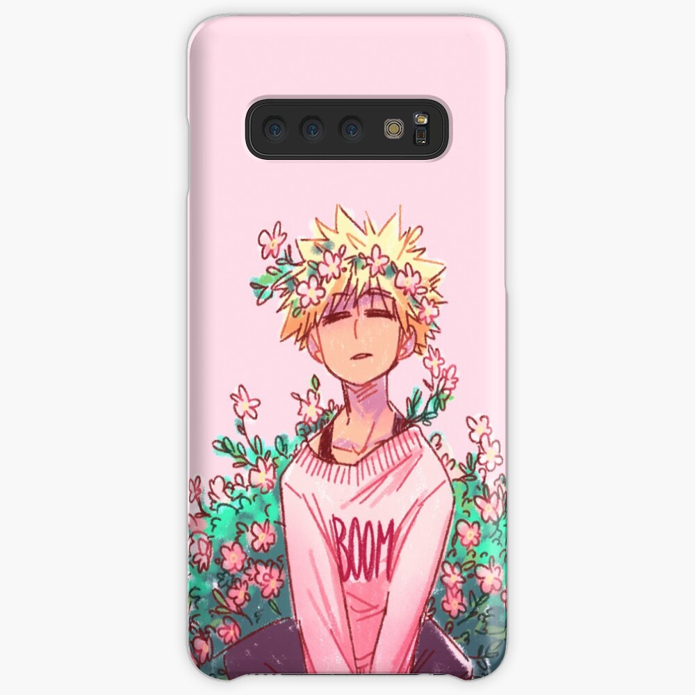 Bakugou in Pink Case & Skin for Samsung Galaxy