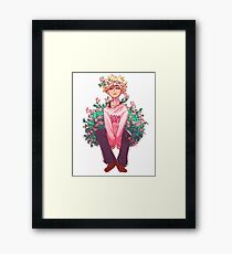 Bakugou im Rosa Gerahmtes Wandbild