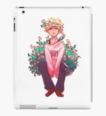 Vinilo o funda para iPad Bakugou en rosa