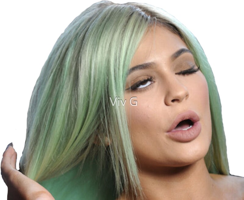 "Kylie Eye Roll" Stickers by Viv G Redbubble