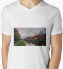 Amsterdam Canal Men's V-Neck T-Shirt