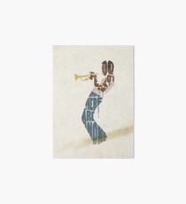 Typographic and Minimalist Miles Davis Illustration Art Board