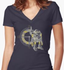 Chrono Robo Women's Fitted V-Neck T-Shirt