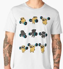 OLYMPIC LIFTING PUGS Men's Premium T-Shirt