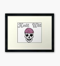 knit wit Framed Print