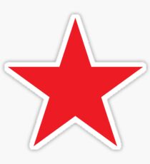 Red Star, STAR, RED, Stardom, Power to the people! Red Dwarf, Stellar, Cosmic Sticker