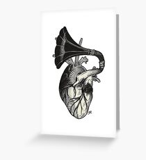 Musical heart. Greeting Card