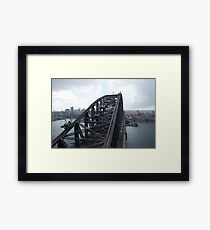 Sydney Harbour Bridge Pylon Framed Print