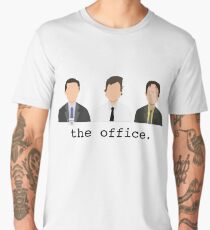 Jim, Dwight, Michael- The Office Men's Premium T-Shirt