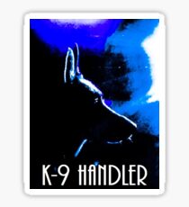 K9 Handler Sticker