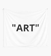 "ART" Quotation Marks Wall Tapestry