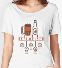 Beer Hefe Weizen 4 Bauco Food Armonization T-Shirt Craft beer Women's Relaxed Fit T-Shirt