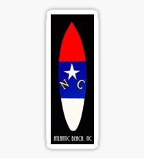 NC Surfboard (Atlantic Beach, NC) Sticker