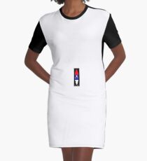 NC Surfboard (Carolina Beach, NC) Graphic T-Shirt Dress