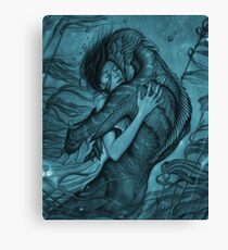 the shape of water Canvas Print
