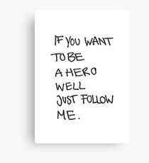 john lennon - working class hero lyrics Canvas Print